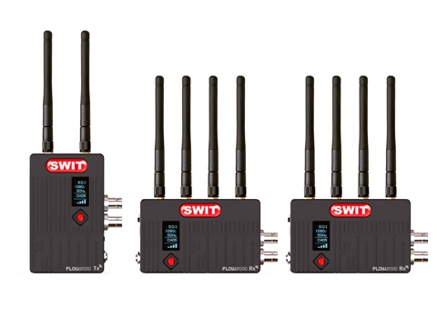 FLOW2000 Kit, SDI&HDMI 600m Wireless System, DFS Comply